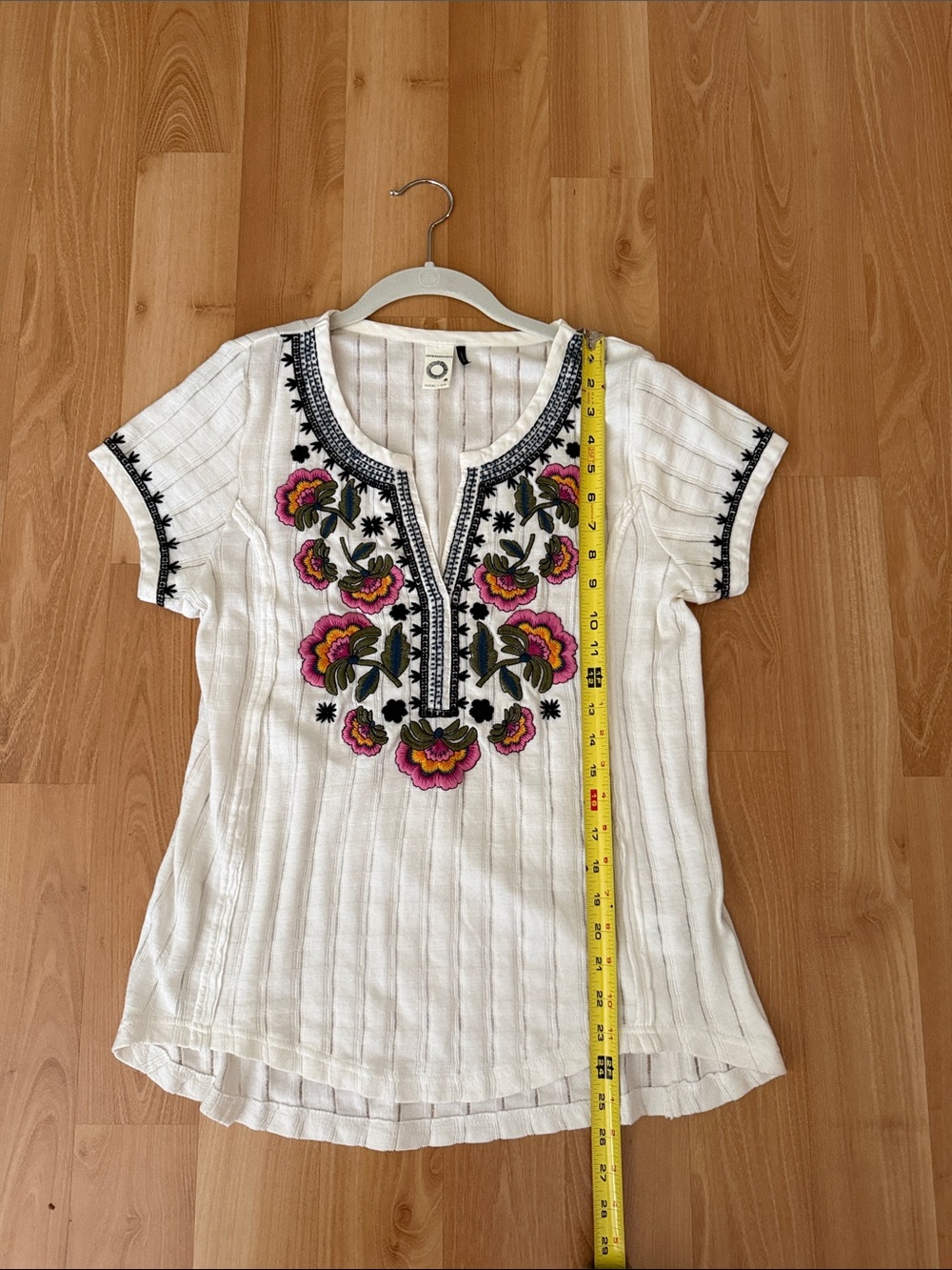 Anthropologie Floral Embroidery Blouse - Picture 8 of 16